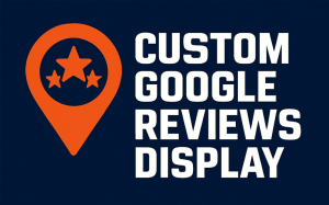 Custom Google Reviews Display plugin settings screen in WordPress dashboard